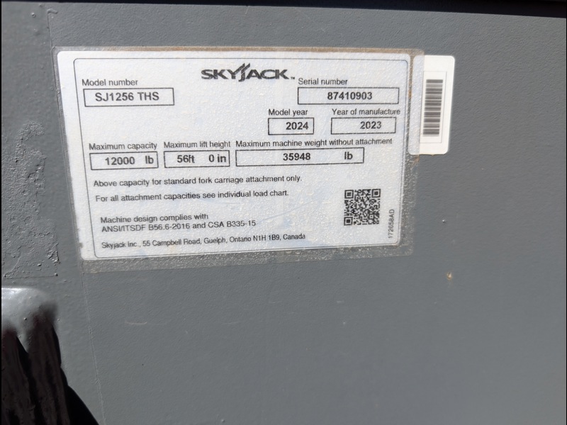 2024 Skyjack SJ1256 THS